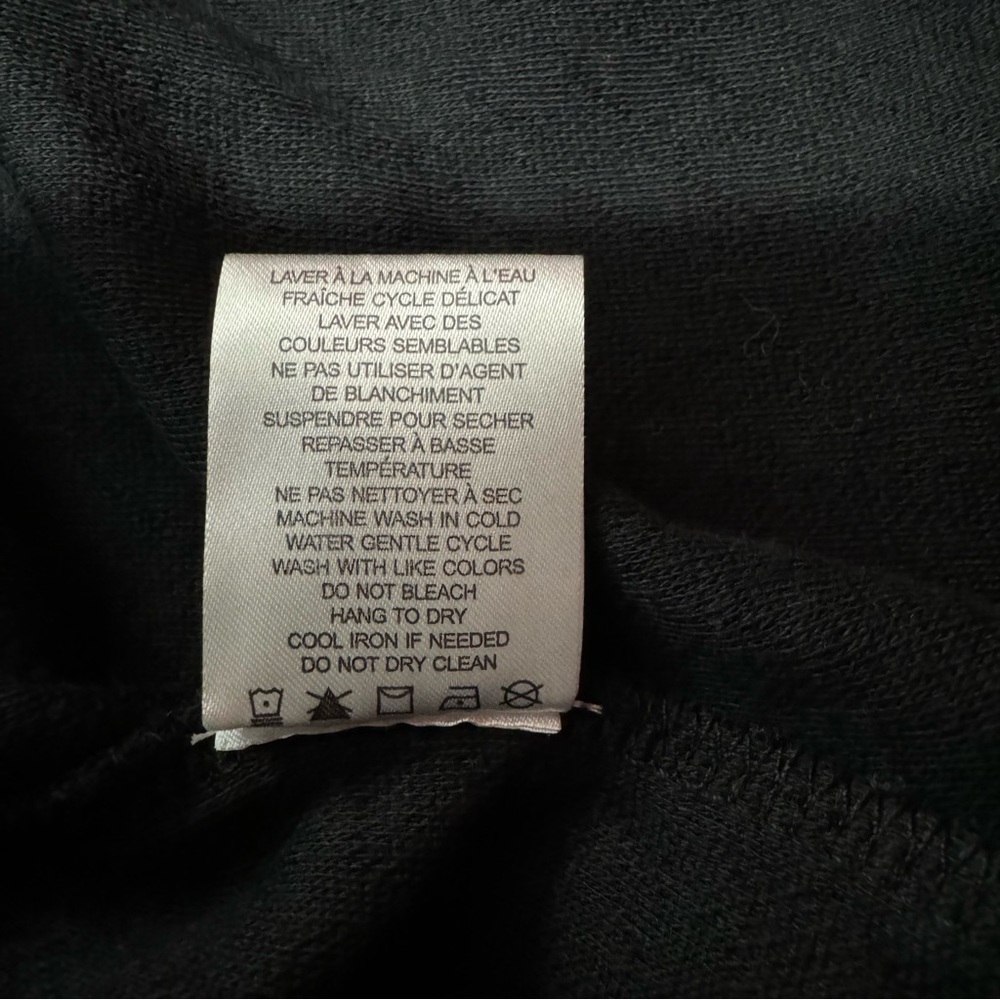 Belle Vere (NWT) black Long Sleeve Knit Top Size Medium - Picture 3 of 10